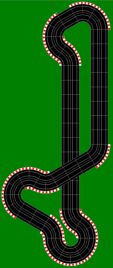 Artin 1:32 Scale 4-Lane Combined Team Racing Sets