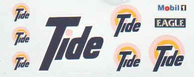 NASCAR Tide Decals