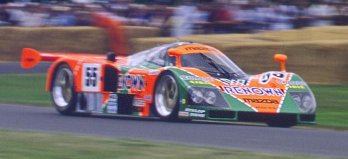 Mazda 787B at Le Mans in 1991