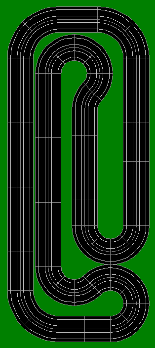 Tuckaway 25 Foot Tomy AFX 36" x 80" Raceway