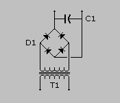 Single Lane DC Power Supply Schematic