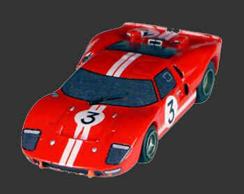 Tomy AFX Ford GT40 Slot Car