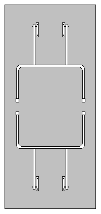 36" x 80" Table w/ Folding Banquet Table Legs